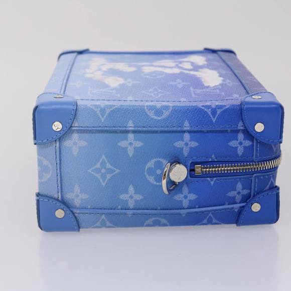 LOUIS VUITTON Monogram Clouds Soft Trunk Shoulder Bag Blue M45430 LV Auth 46350A - Picture 3 of 16